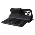 Miniatyrbillede 7 af 11: SKALO iPhone 14 Pro 10-RUM Flip Cover - Sort