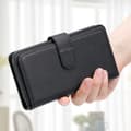 Miniatyrbillede 10 af 11: SKALO iPhone 14 Pro 10-RUM Flip Cover - Sort