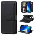 Miniatyrbillede 1 af 11: SKALO iPhone 14 Pro 10-RUM Flip Cover - Sort