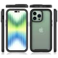 Miniatyrbillede 6 af 6: SKALO iPhone 14 Plus Stødsikker Clear Hybrid Cover - Sort