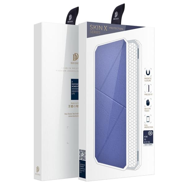 DUX DUCIS Samsung A04s 4G Skin X Series Flipcover - Blå