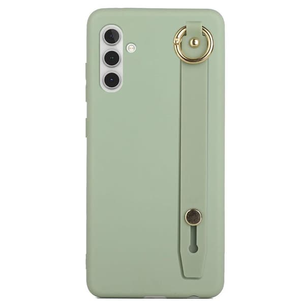 SKALO Samsung A04s 4G Håndrem TPU-cover - Grøn