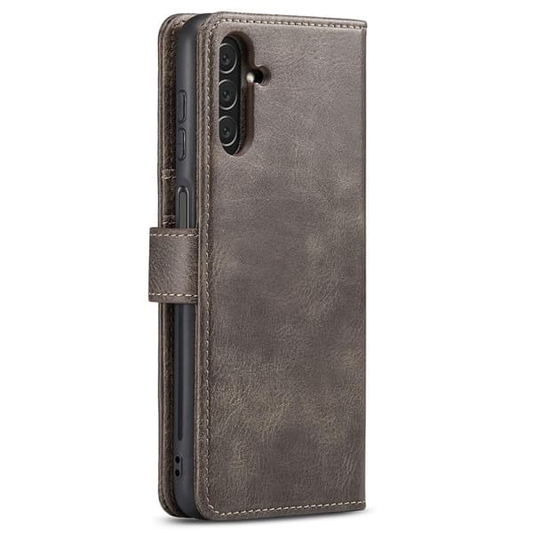 DG MING Samsung A04s 4G 2-in-1 magneetti lompakkokotelo - Harmaa
