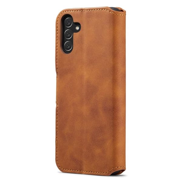 DG MING Samsung A04s 4G Premium Cut Tegnebog Etui - Brun