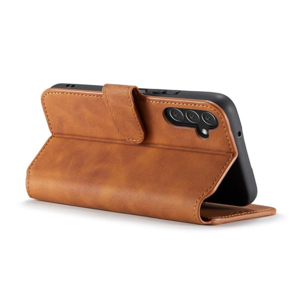 DG MING Samsung A04s 4G Premium Cut Tegnebog Etui - Brun