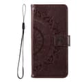 Miniatyrbillede 2 af 7: SKALO Samsung A04s 4G Mandala Flip Cover - Brun
