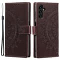 Miniatyrbillede 1 af 7: SKALO Samsung A04s 4G Mandala Flip Cover - Brun