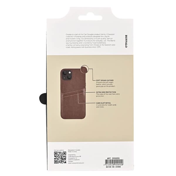 Matkapuhelimen kuori PU Brown - iPhone 13