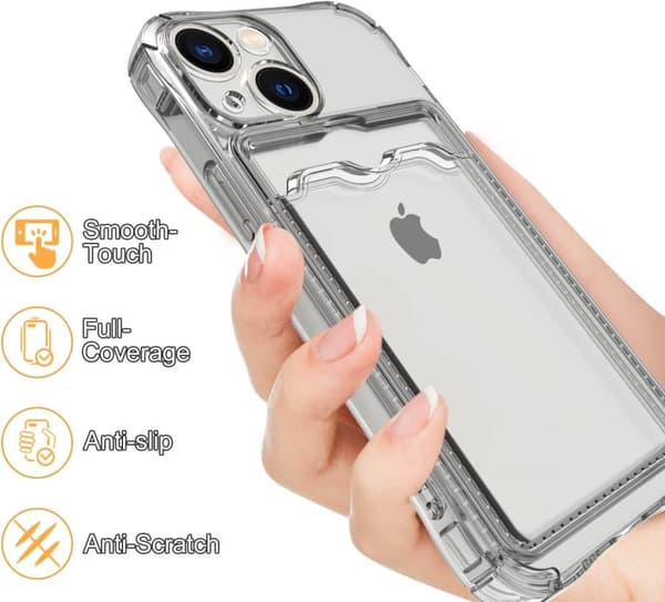 Apple iPhone 14 : Matkapuhelinkotelo / kotelo lompakkokorttipidikkeellä - 1 PAK