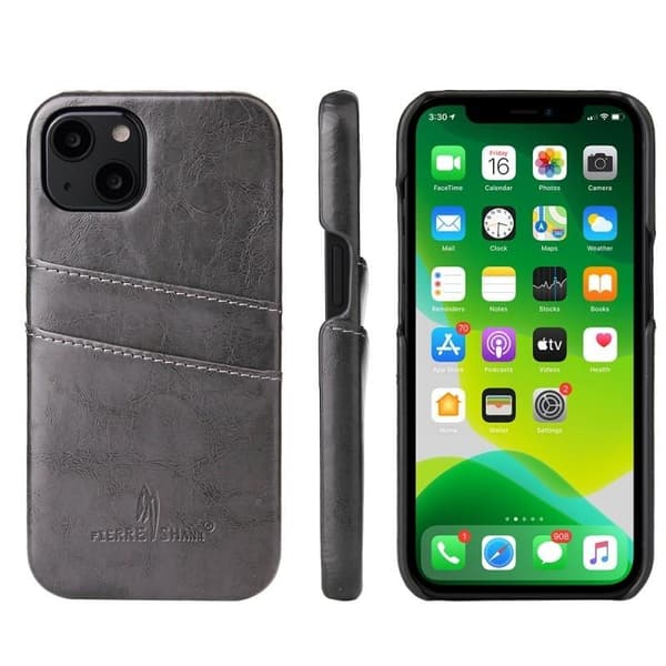 iPhone 14 Max eksklusiv stødabsorberende kortholder Retro
