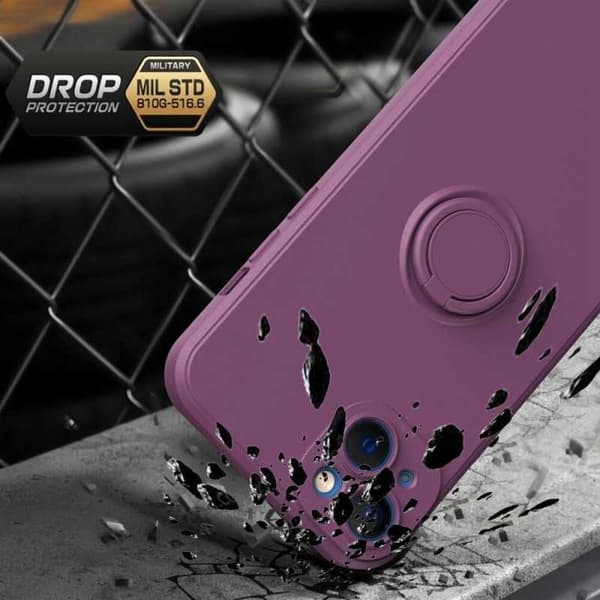 iPhone 14 Plus stødsikkert cover med ringholder CamShield