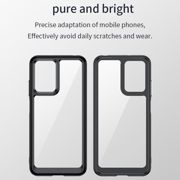 SKALO Xiaomi Redmi 10 5G Farve Bumper Cover - Sort