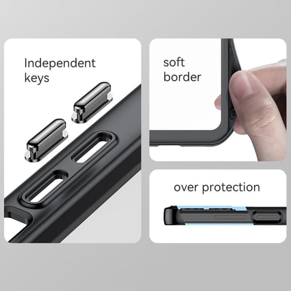 SKALO Xiaomi Redmi 10 5G Farve Bumper Cover - Sort