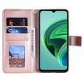 Miniatyrbillede 2 af 5: SKALO Xiaomi Redmi 10 5G Mandala Flip Cover - Rosa guld