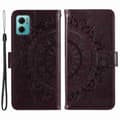 Miniatyrbillede 1 af 5: SKALO Xiaomi Redmi 10 5G Mandala Flip Cover - Brun