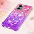 Miniatyrbild 5 av 7: SKALO Xiaomi Redmi 10 5G Kvicksand Glitter Hjärtan TPU-skal - Rosa-Lila