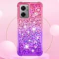 Miniatyrbild 6 av 7: SKALO Xiaomi Redmi 10 5G Kvicksand Glitter Hjärtan TPU-skal - Rosa-Lila