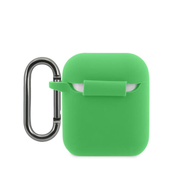 Lacoste AirPods 1/2 Cover Liquid Silicone Glossy Logo Grøn