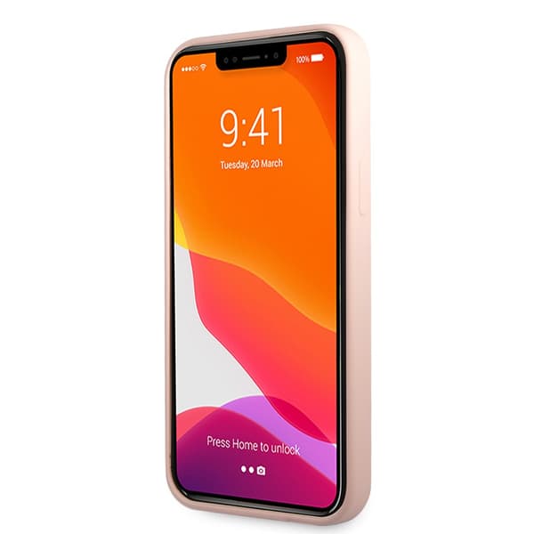 Lacoste iPhone 13 Pro Cover Liquid Silicone Glossy Logo Lyserød