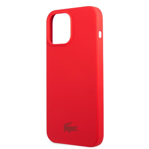 Lacoste iPhone 13 Pro Kuori Liquid Silicone Glossy Logo Punainen
