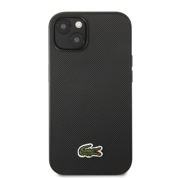 Lacoste iPhone 14 Plus Kuori Petit Pique Logo Musta