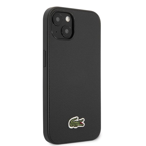 Lacoste iPhone 14 Plus Kuori Petit Pique Logo Musta