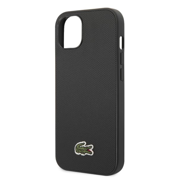 Lacoste iPhone 14 Plus Kuori Petit Pique Logo Musta