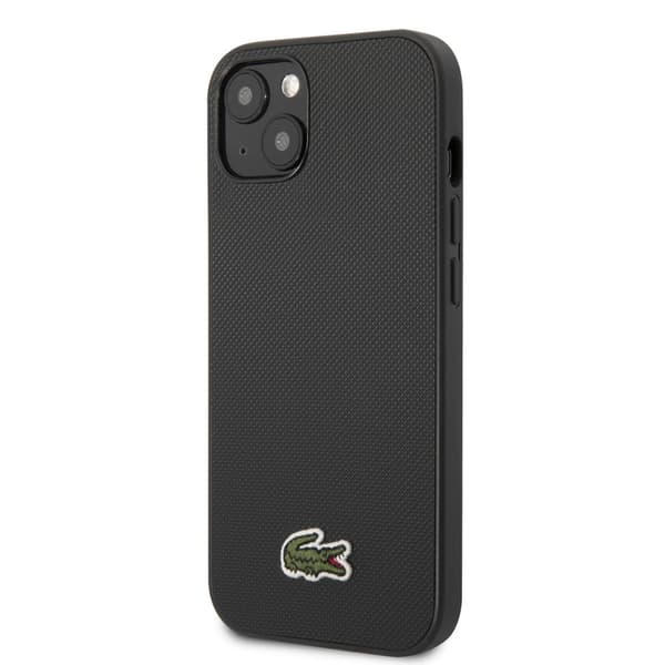Lacoste iPhone 14 Plus Kuori Petit Pique Logo Musta