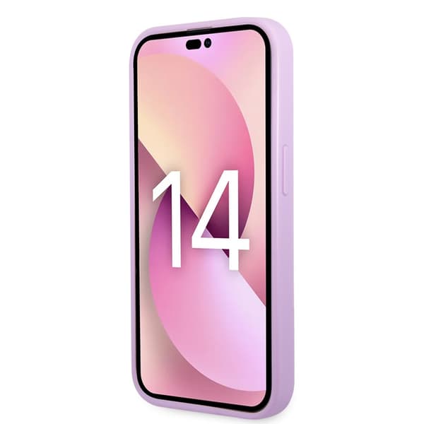 Lacoste iPhone 14 Plus Kuori Petit Pique Logo Violetti