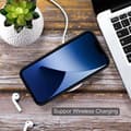 Miniatyrbillede 6 af 8: iPhone 11 Pro gummieret stødsikker etui med væske til kortrum