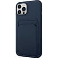Miniatyrbillede 7 af 8: iPhone 11 Pro Max gummibelagt stødsikkert cover med væske til kortrum