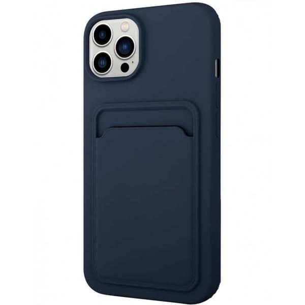 iPhone 11 Pro Max gummibelagt stødsikkert cover med væske til kortrum