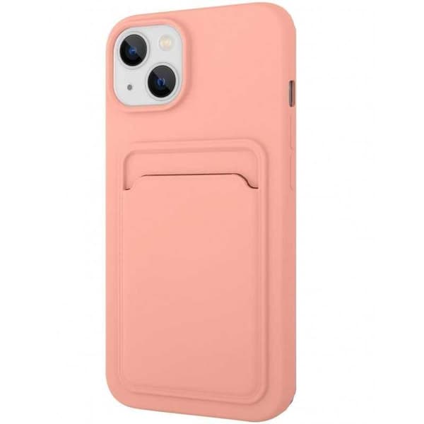 iPhone 12 Mini Kumitettu Iskunkestävä Kotelo Korttilokeron Liquid