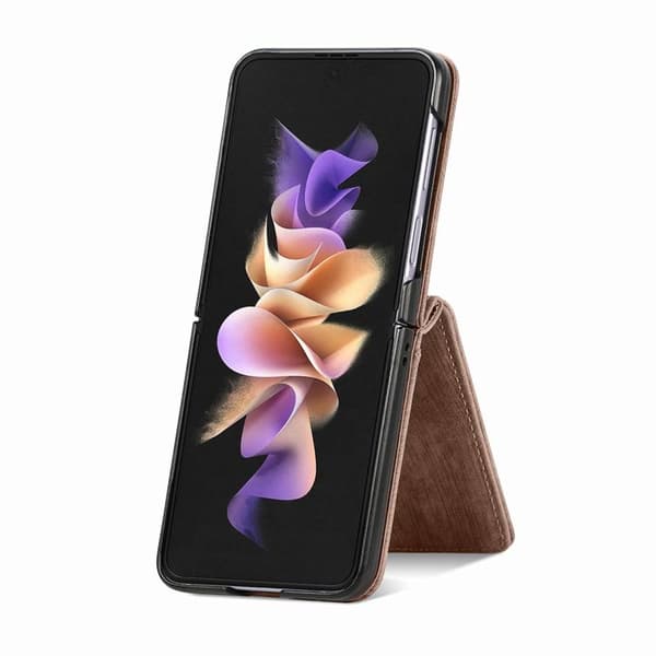 Kännykän kansi 2in1 Samsung Galaxy Z Flip 4 - Ruskea