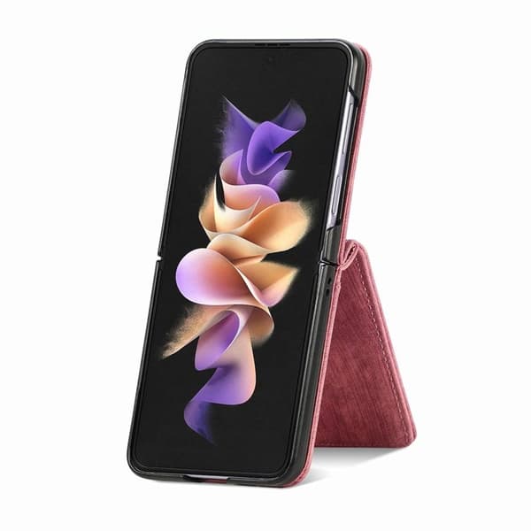 Mobilcover 2i1 Samsung Galaxy Z Flip 4 - Lyserød