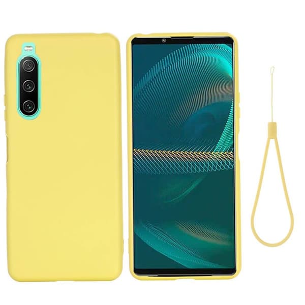 Liquid silikone cover Sony Xperia 10 IV - Gul