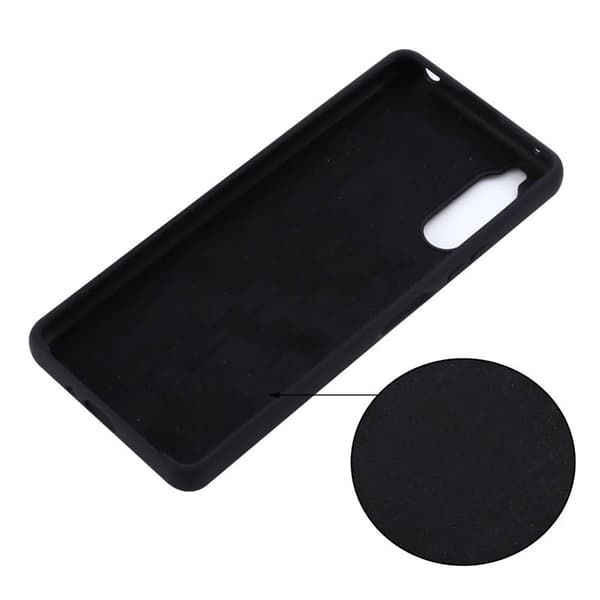 Liquid silikone cover Sony Xperia 10 IV - Sort