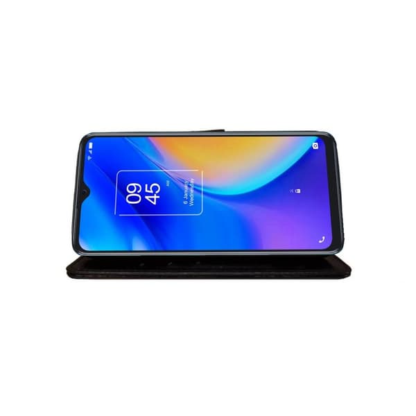 Mobil lommebok 3-kort TCL 30E - Sort