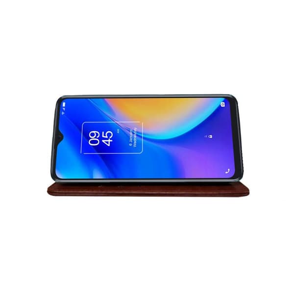Mobil lommebok 3-kort TCL 20E - Brun
