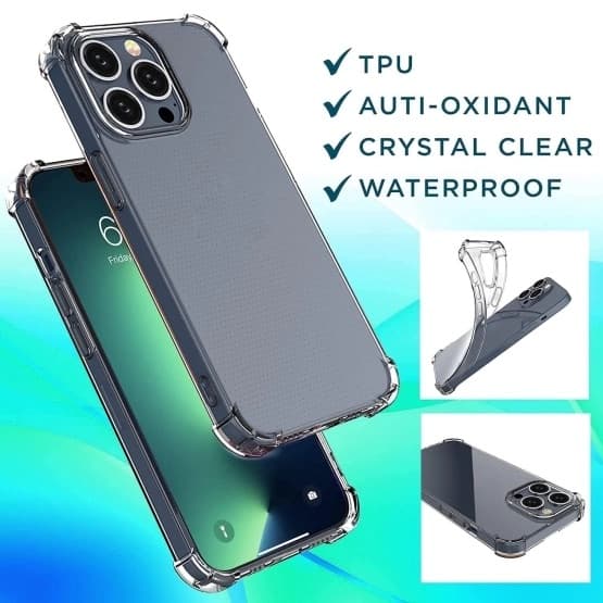 IPhone 14 - Iskunkestävä silikonikuori, joka on erittäin iskunkestävä