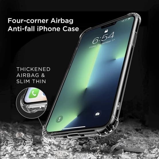 IPhone 14 - Iskunkestävä silikonikuori, joka on erittäin iskunkestävä