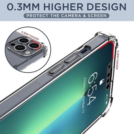IPhone 14 - Iskunkestävä silikonikuori, joka on erittäin iskunkestävä