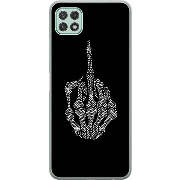 Samsung Galaxy A22 5G Cover / Mobilcover - Fuck dig Bling