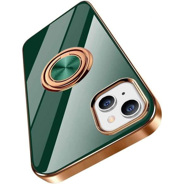 iPhone 14 Plus Elegant & Stöttåligt Skal med Ringhållare Flawless