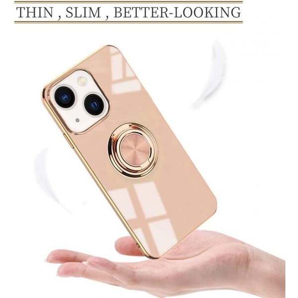 iPhone 14 Plus Elegant & Stöttåligt Skal med Ringhållare Flawless
