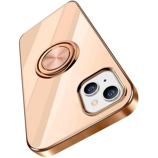 iPhone 14 Plus Elegant & Stöttåligt Skal med Ringhållare Flawless