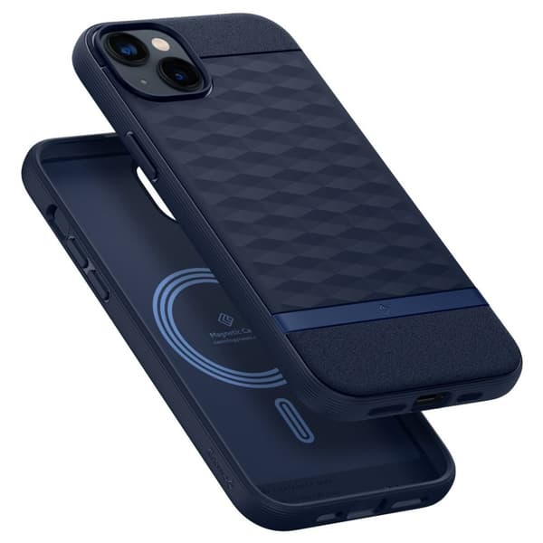 Caseology iPhone 14 Kuori Parallax Mag Midnight Blue
