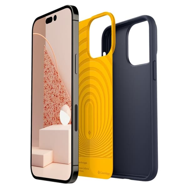 Caseology iPhone 14 Pro Kuori Näytönsuoja Nano Pop 360 Blueberry Navy