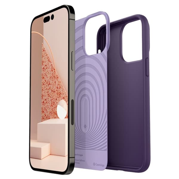 Caseology iPhone 14 Pro Kuori Näytönsuoja Nano Pop 360 Grape Purple