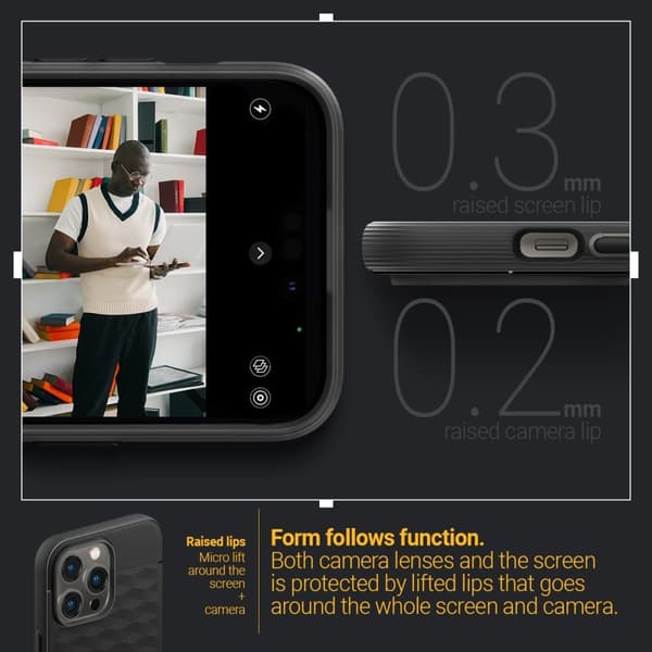 Caseology iPhone 14 Pro Skal Parallax Mag Matte Black